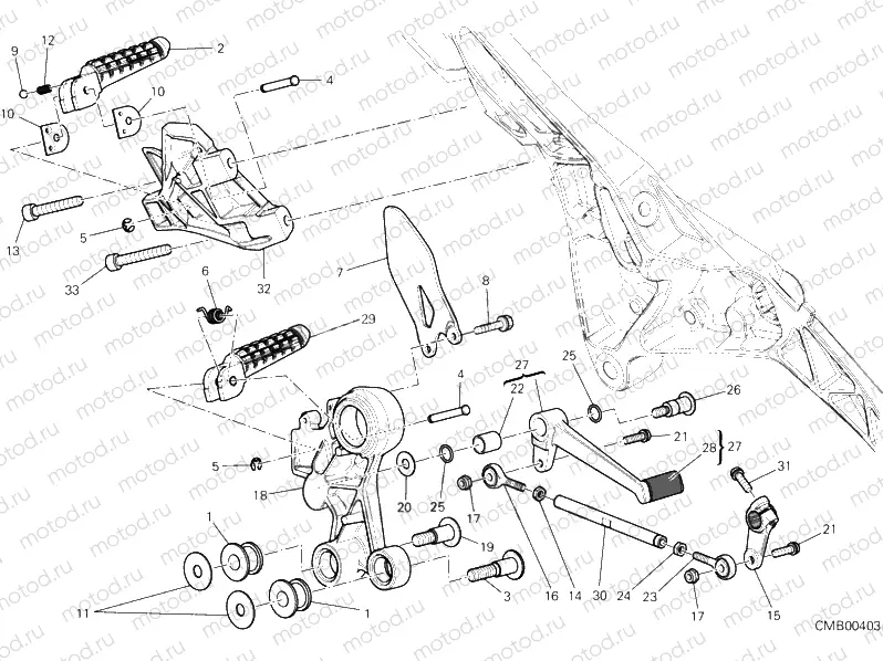 FOOTRESTS, LEFT » UNCLASSIFIED