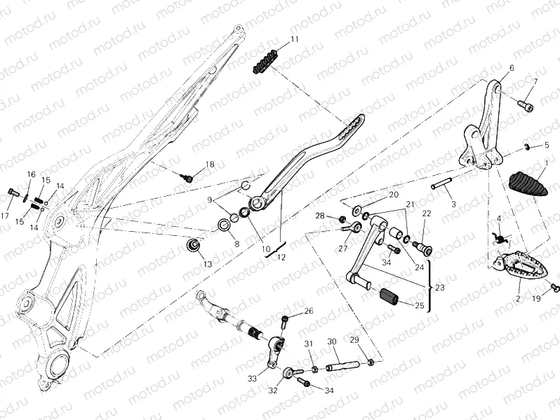 FOOTRESTS, LEFT » UNCLASSIFIED