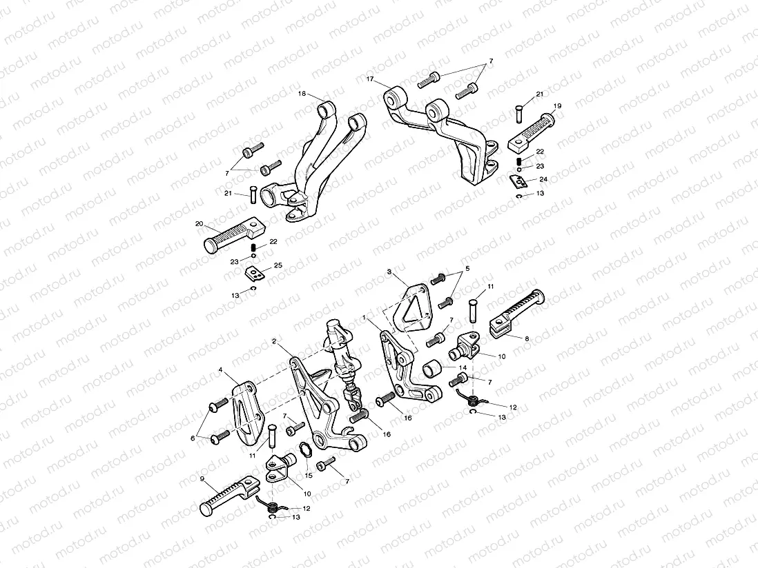 Footrests & Mountings > 186150