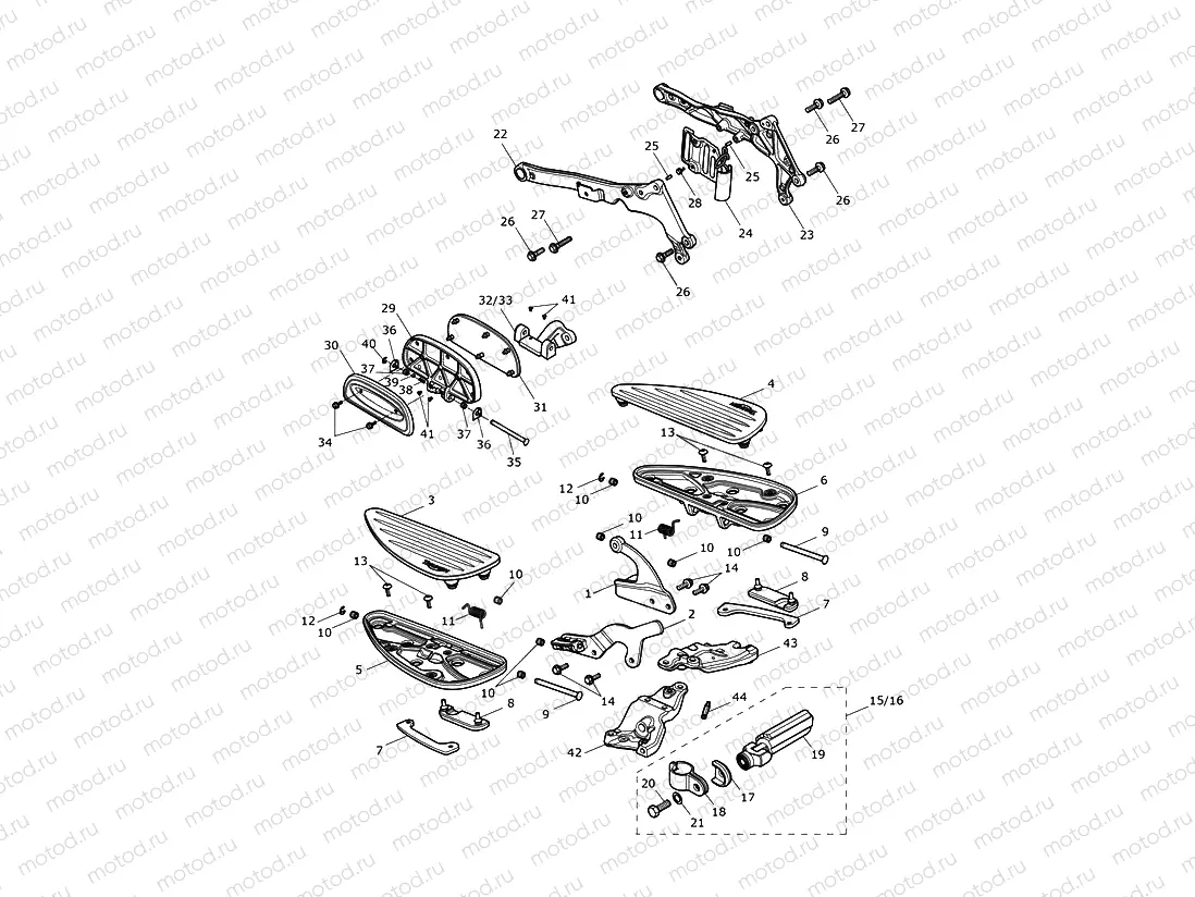 Footrests & Mountings 2