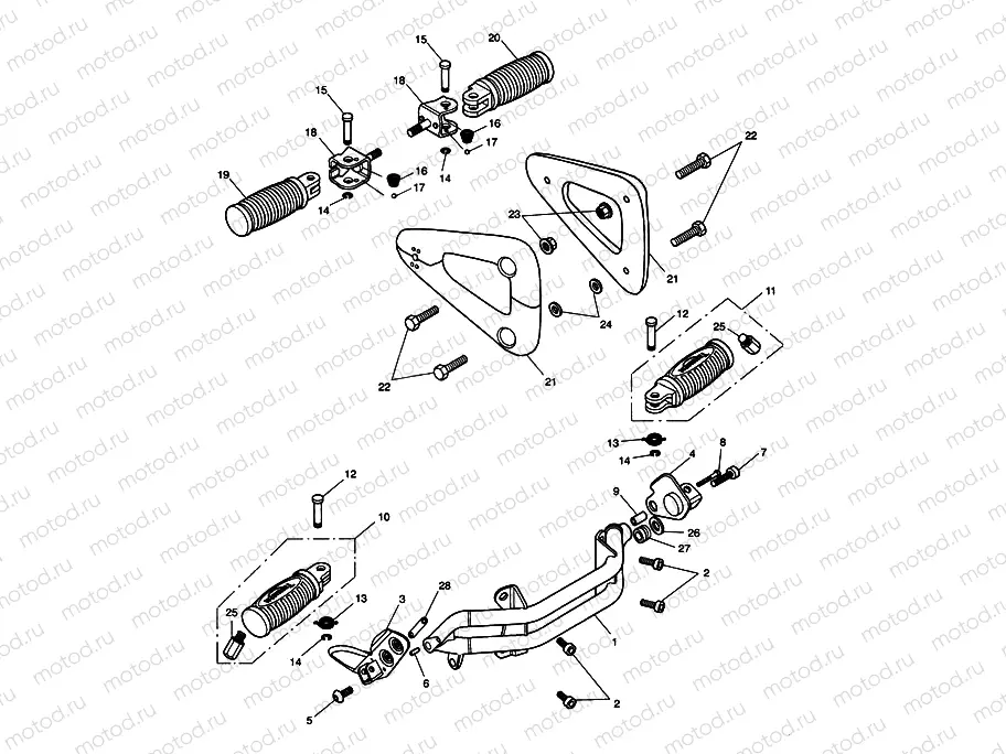 Footrests & Mountings 468390