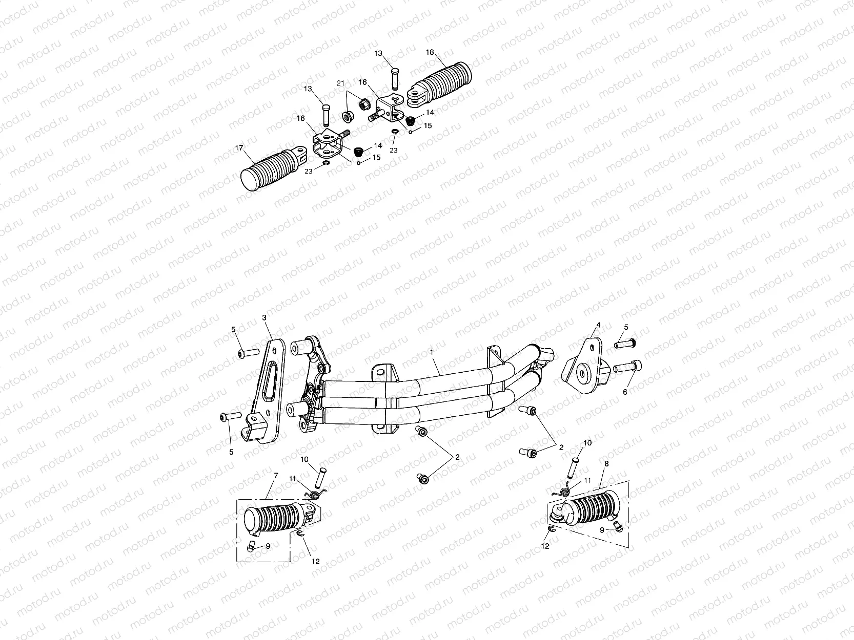 Footrests & Mountings 468391