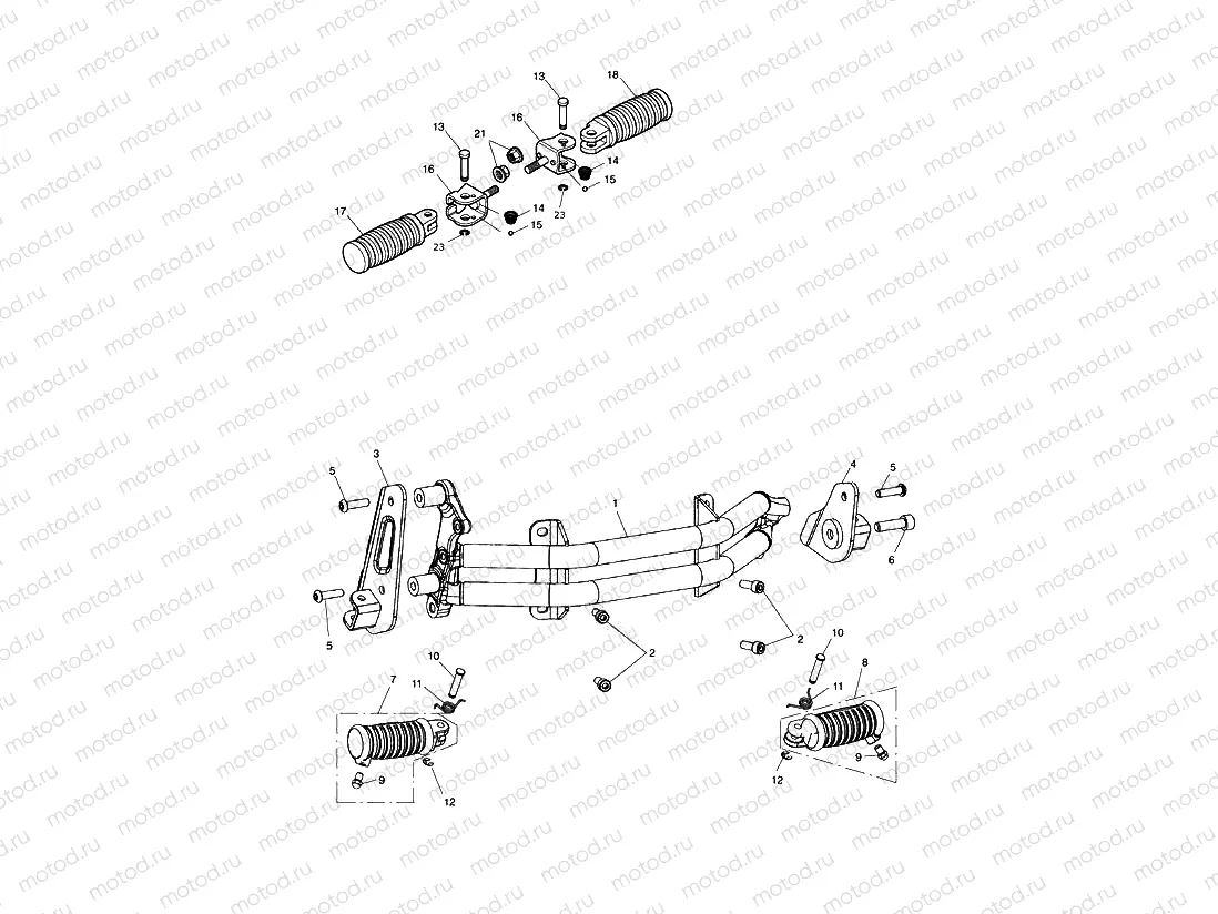 Footrests & Mountings 469051