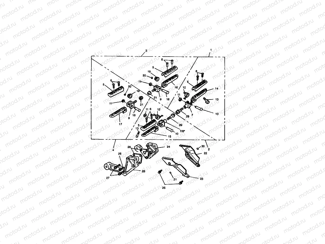 Footrests & Mountings