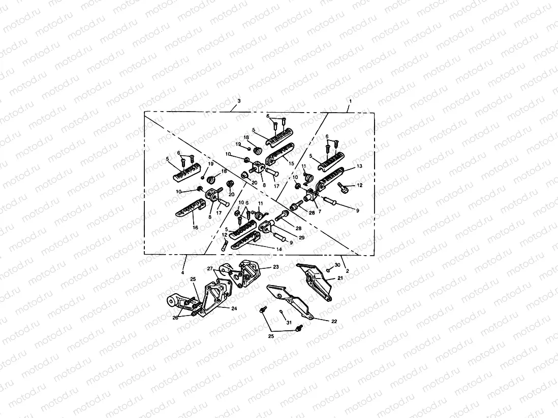 Footrests & Mountings