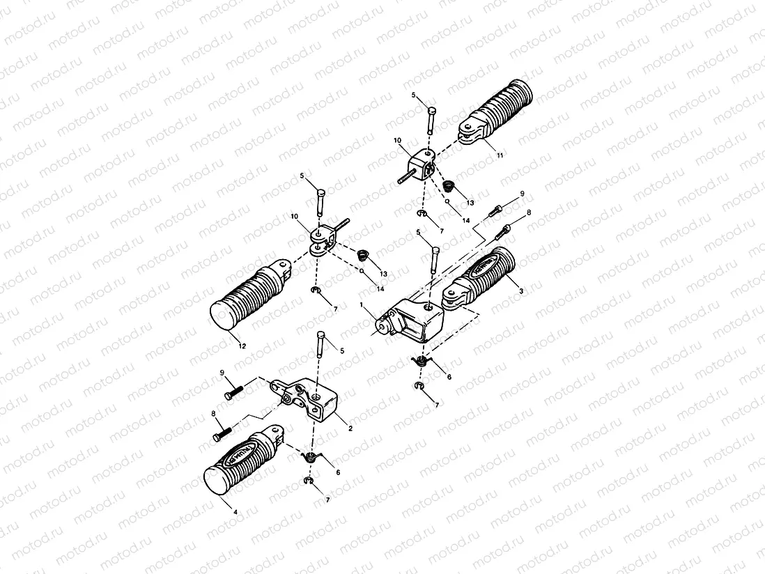 Footrests & Mountings