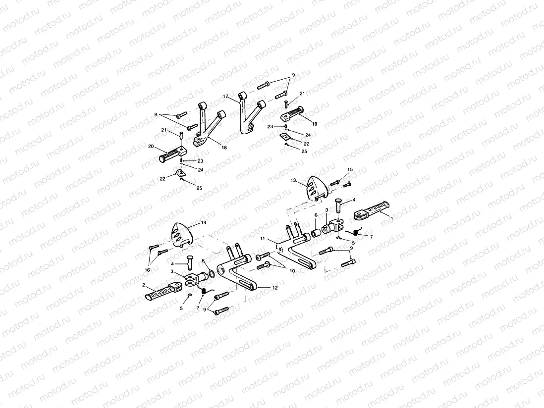 Footrests & Mountings