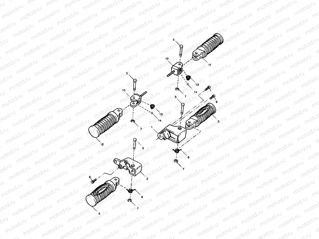 Footrests & Mountings