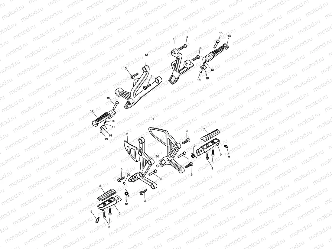 Footrests & Mountings