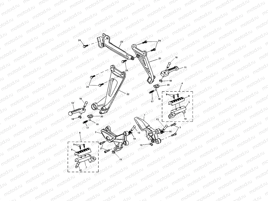 Footrests & Mountings