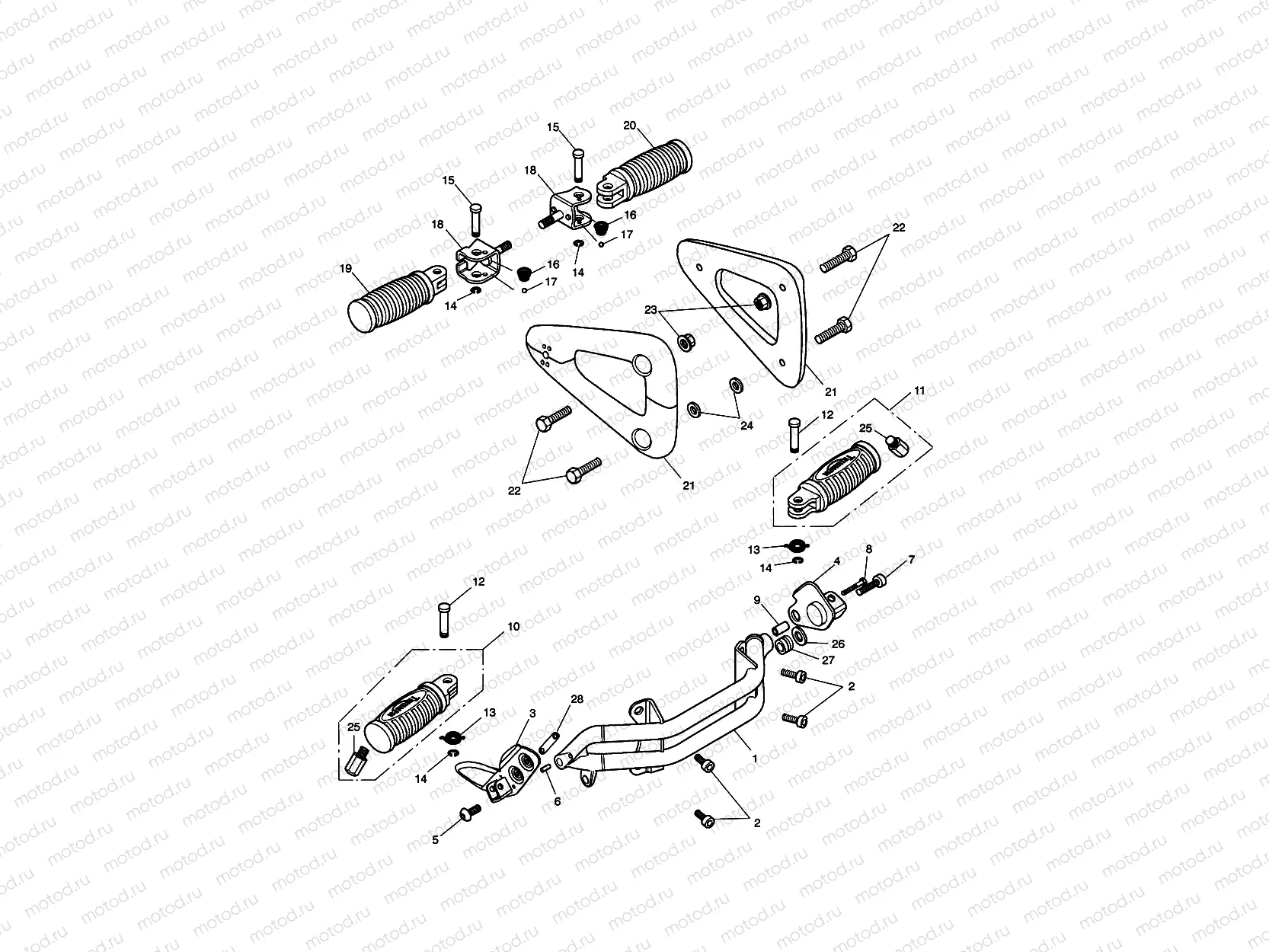 Footrests & Mountings