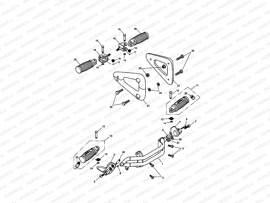 Footrests & Mountings
