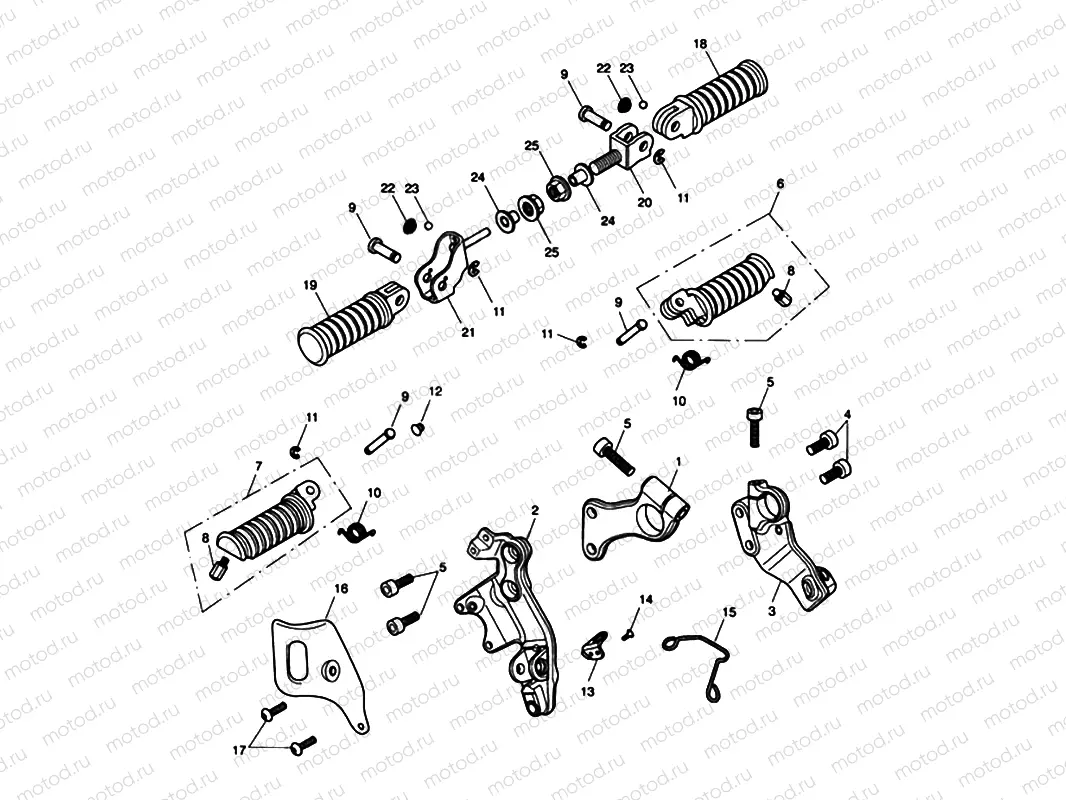 Footrests & Mountings