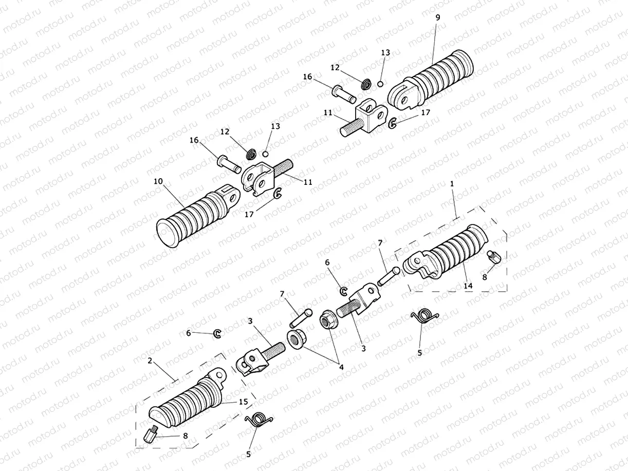 Footrests & Mountings