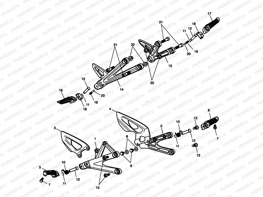 Footrests & Mountings