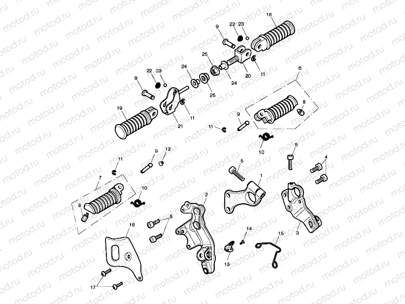 Footrests & Mountings