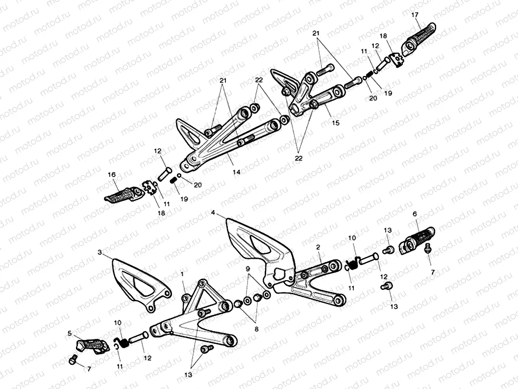 Footrests & Mountings