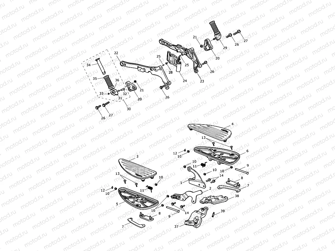 Footrests & Mountings