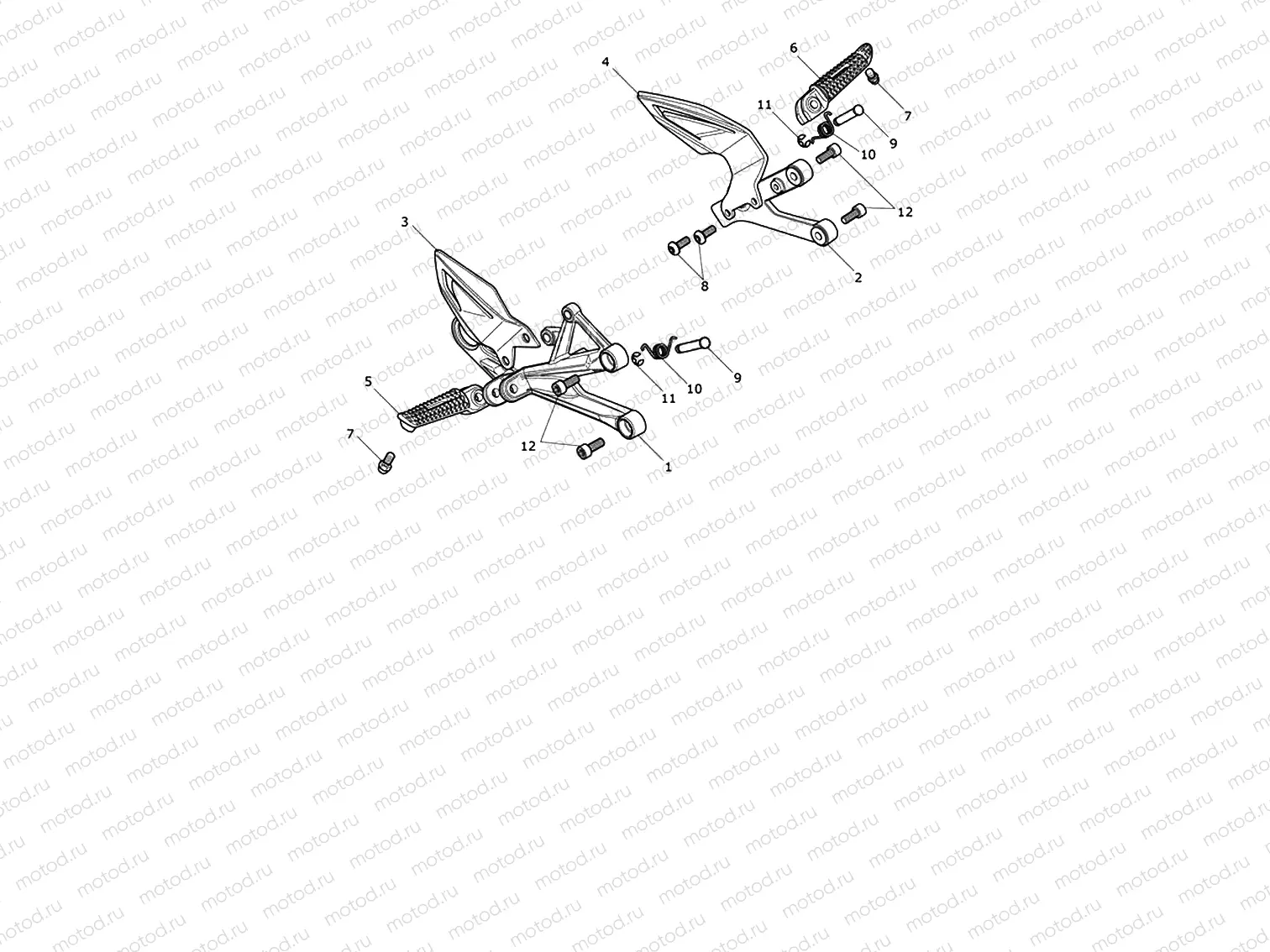 Footrests & Mountings