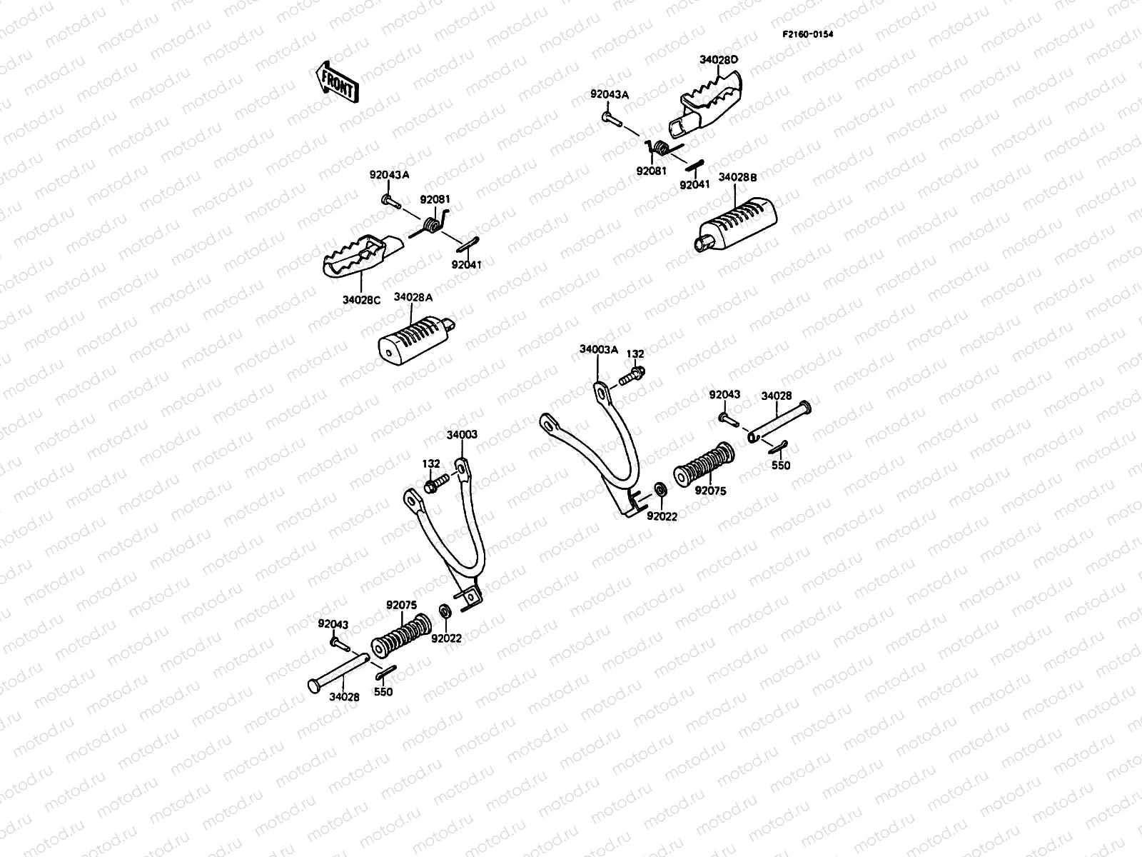 Footrests(-MX125A-004358)