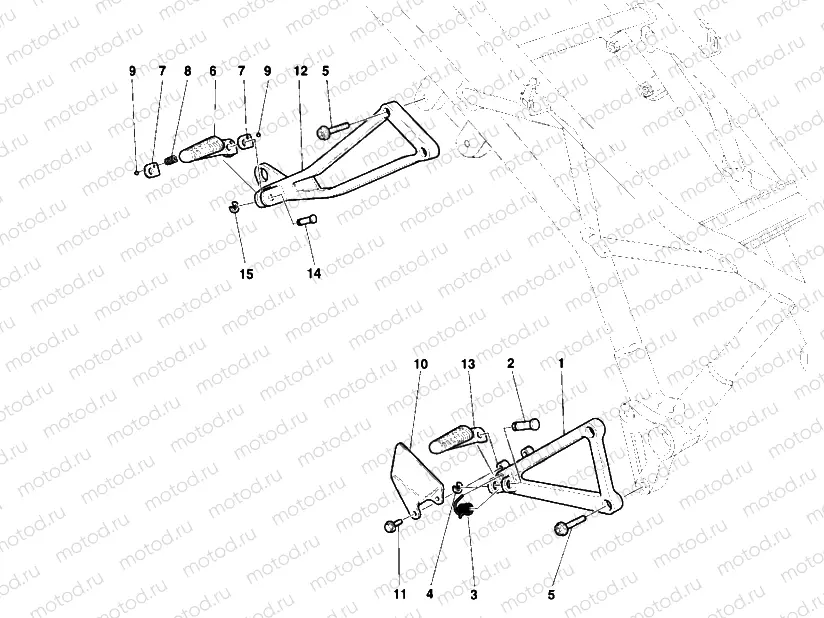 FOOTRESTS, RIGHT » UNCLASSIFIED