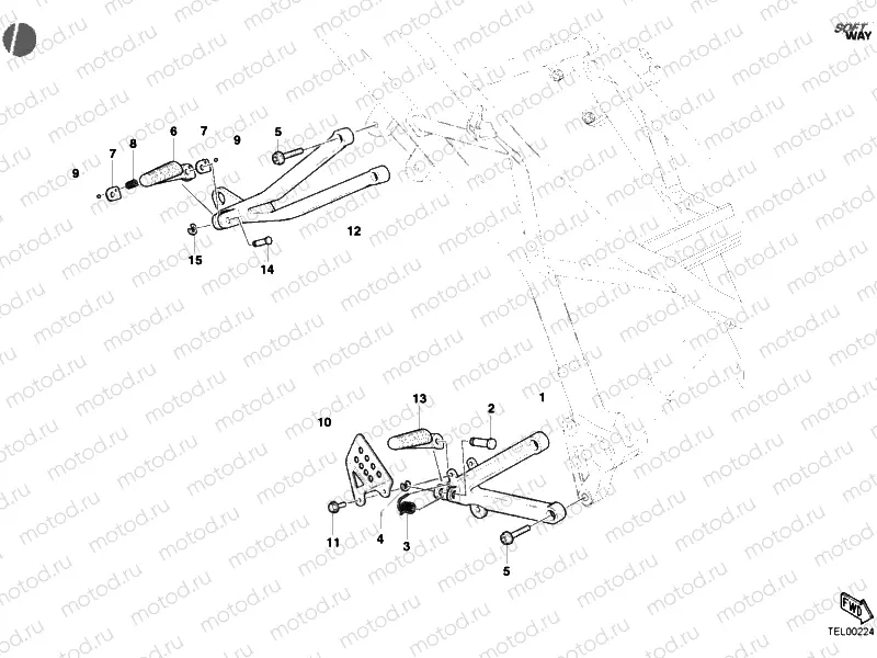 FOOTRESTS, RIGHT » UNCLASSIFIED