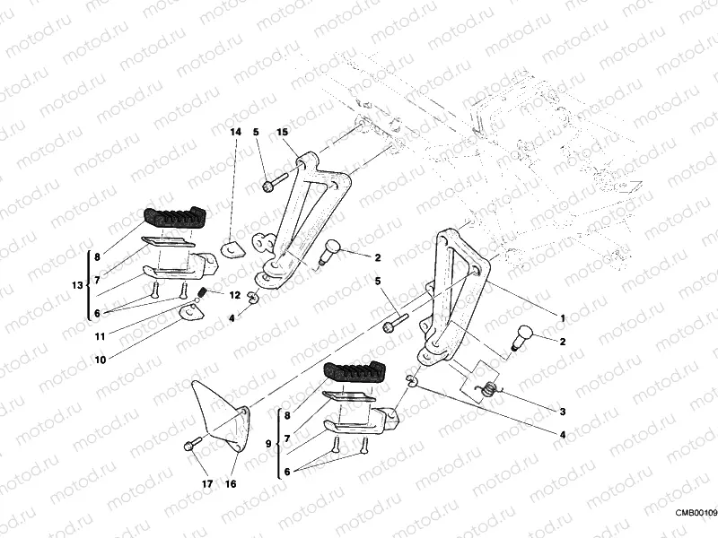 FOOTRESTS, RIGHT » UNCLASSIFIED