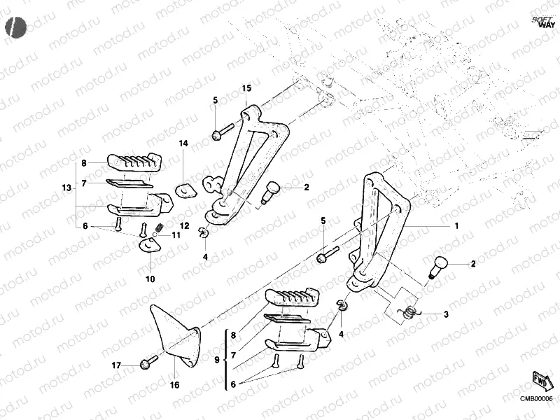 FOOTRESTS, RIGHT » UNCLASSIFIED