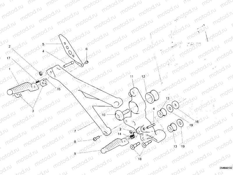 FOOTRESTS, RIGHT » UNCLASSIFIED