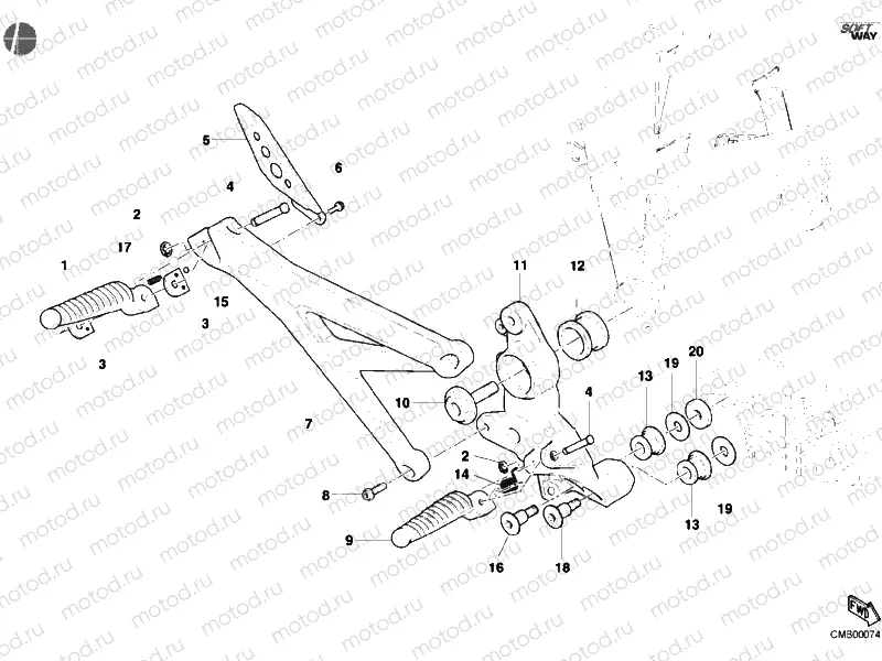 FOOTRESTS, RIGHT » UNCLASSIFIED