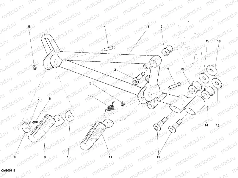 FOOTRESTS, RIGHT » UNCLASSIFIED
