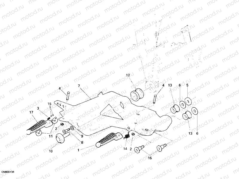 FOOTRESTS, RIGHT » UNCLASSIFIED
