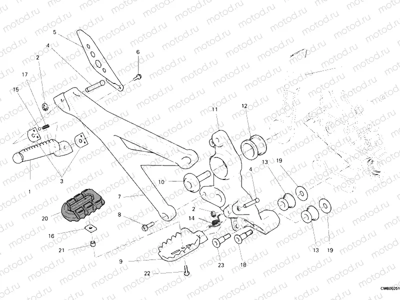 FOOTRESTS, RIGHT » UNCLASSIFIED
