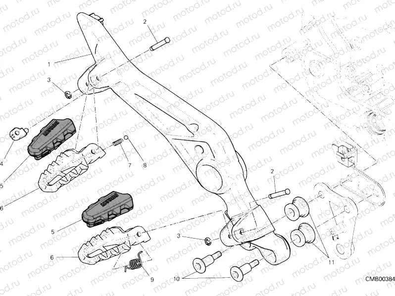 FOOTRESTS, RIGHT » UNCLASSIFIED