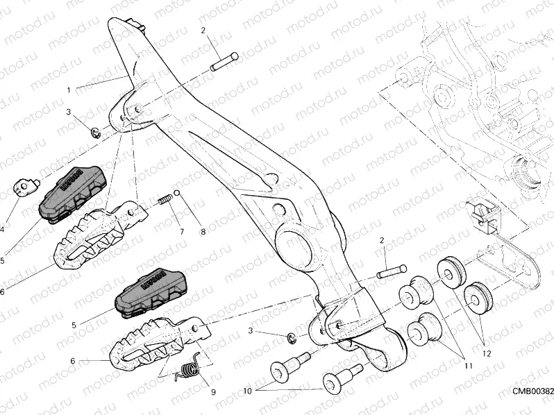 FOOTRESTS, RIGHT » UNCLASSIFIED