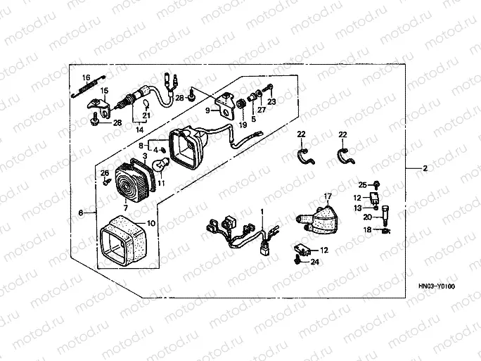 FOP-1 BRAKE LAMP KIT
