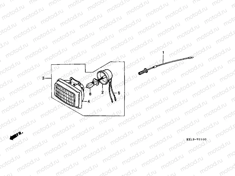 FOP-1 HEADLIGHT UNIT