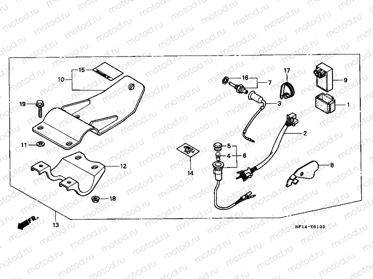 FOP-1 TOWING CONNECTION KIT (91 -96)