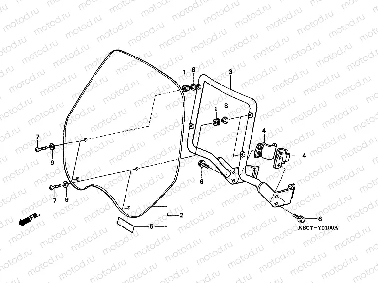 FOP-1 WINDSCREEN
