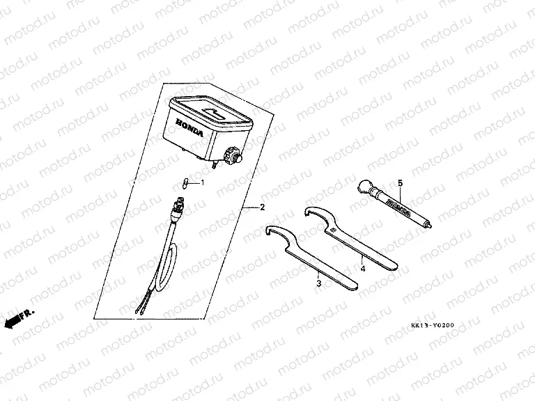 FOP-2 KILOMETER COUNTER / WRENCH