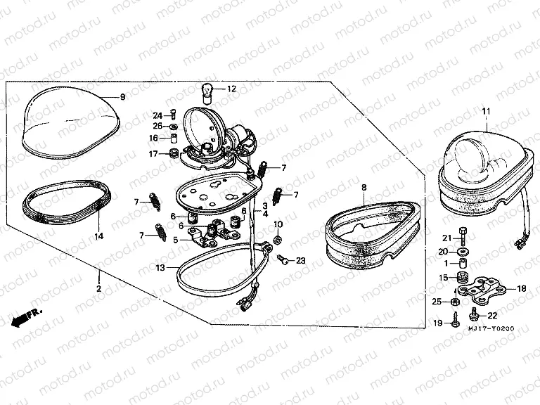 FOP-2 ROTARY DIFFERENTIAL LIGHT SIGNAL