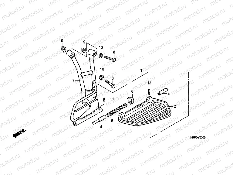 FOP-2 SARI FOOTREST KIT