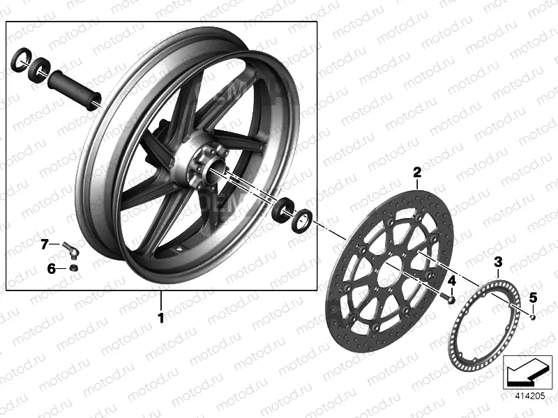 FORGED WHEEL, FRONT 2
