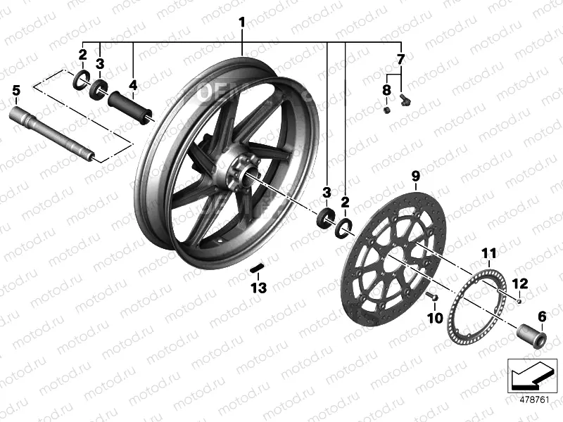 FORGED WHEEL, FRONT