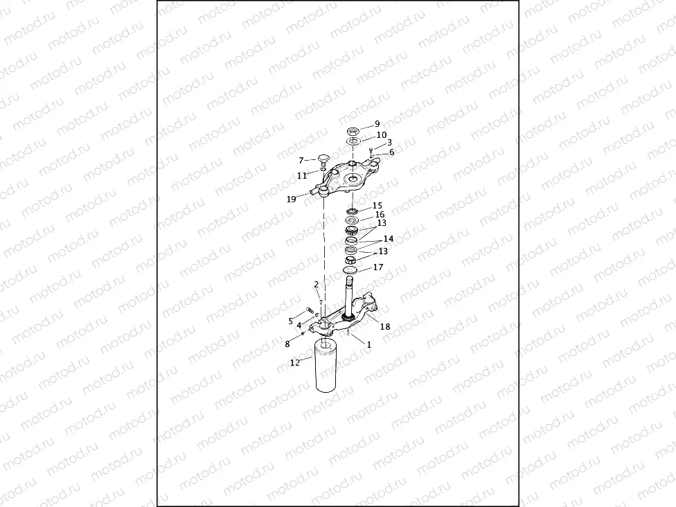 FORK BRACKETS, FRONT