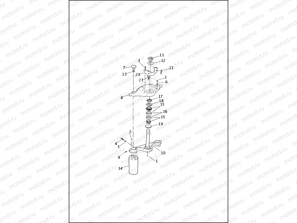 FORK BRACKETS, FRONT