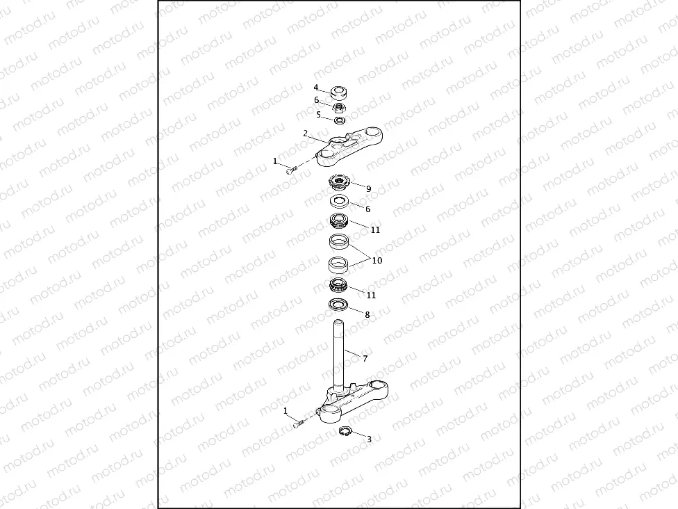FORK BRACKETS, FRONT