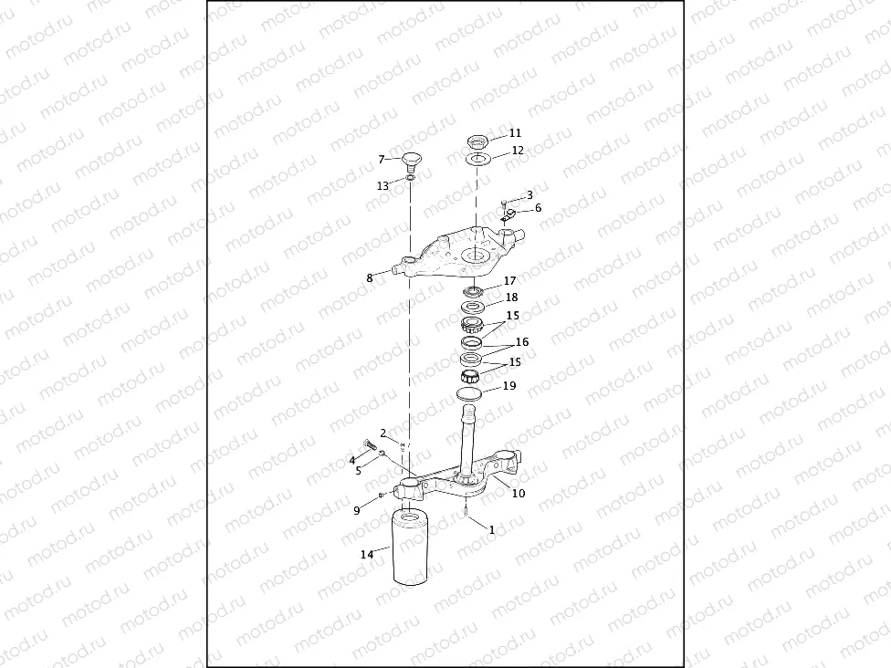 FORK BRACKETS, FRONT