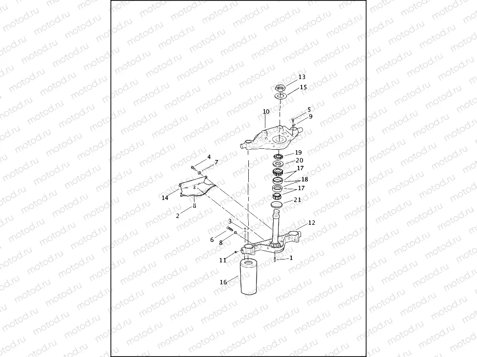 FORK BRACKETS, FRONT