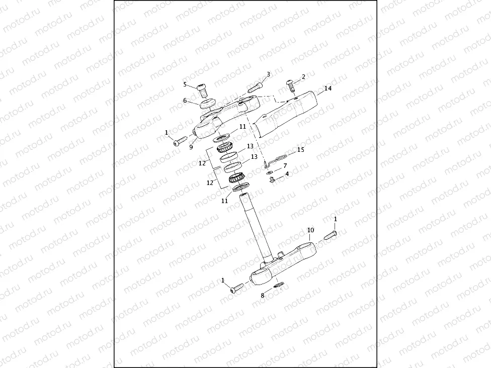 FORK BRACKETS, FRONT